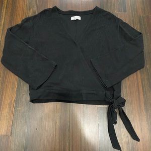 Madewell Faux Wrap Top